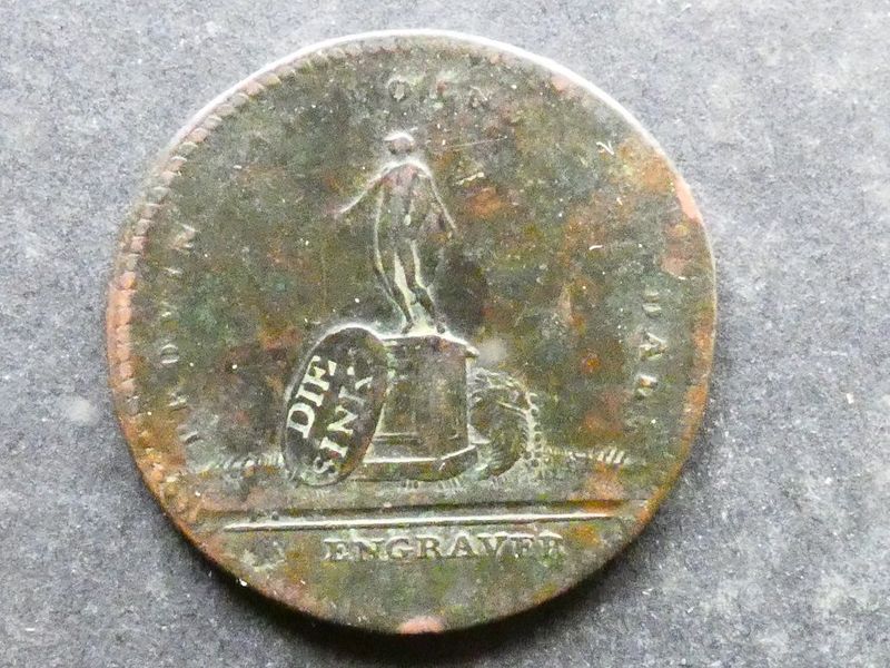 18th Century Farthing, Warwickshire, Birmingham, ND, DH-482