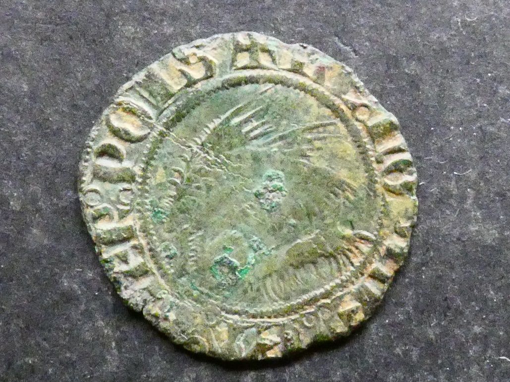 France, mediaeval brass jeton, c.14th to 15th century