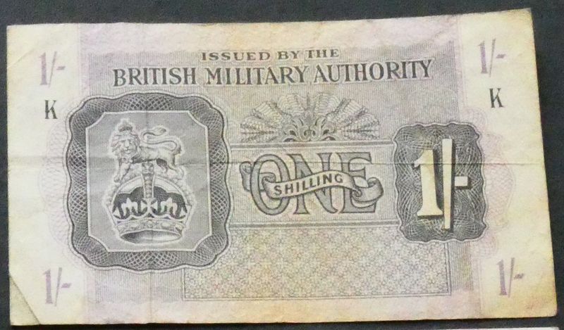 British Military Authority, 1 Shilling, ND(1943)