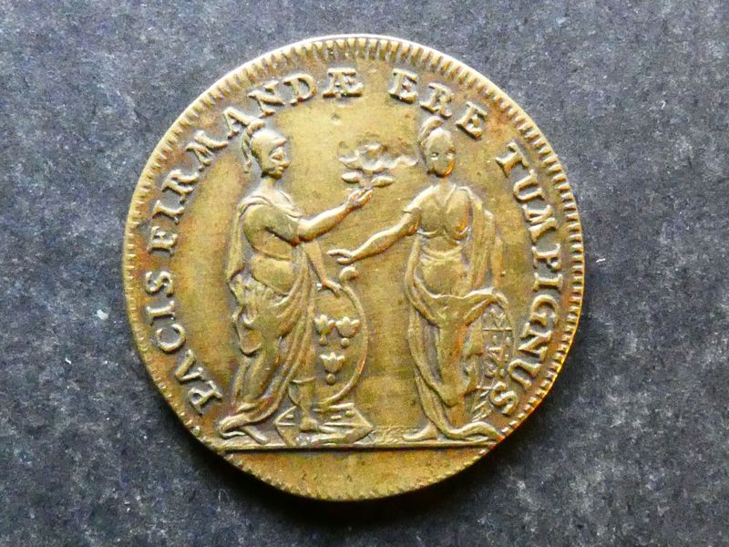 France, brass jeton, 18th Century