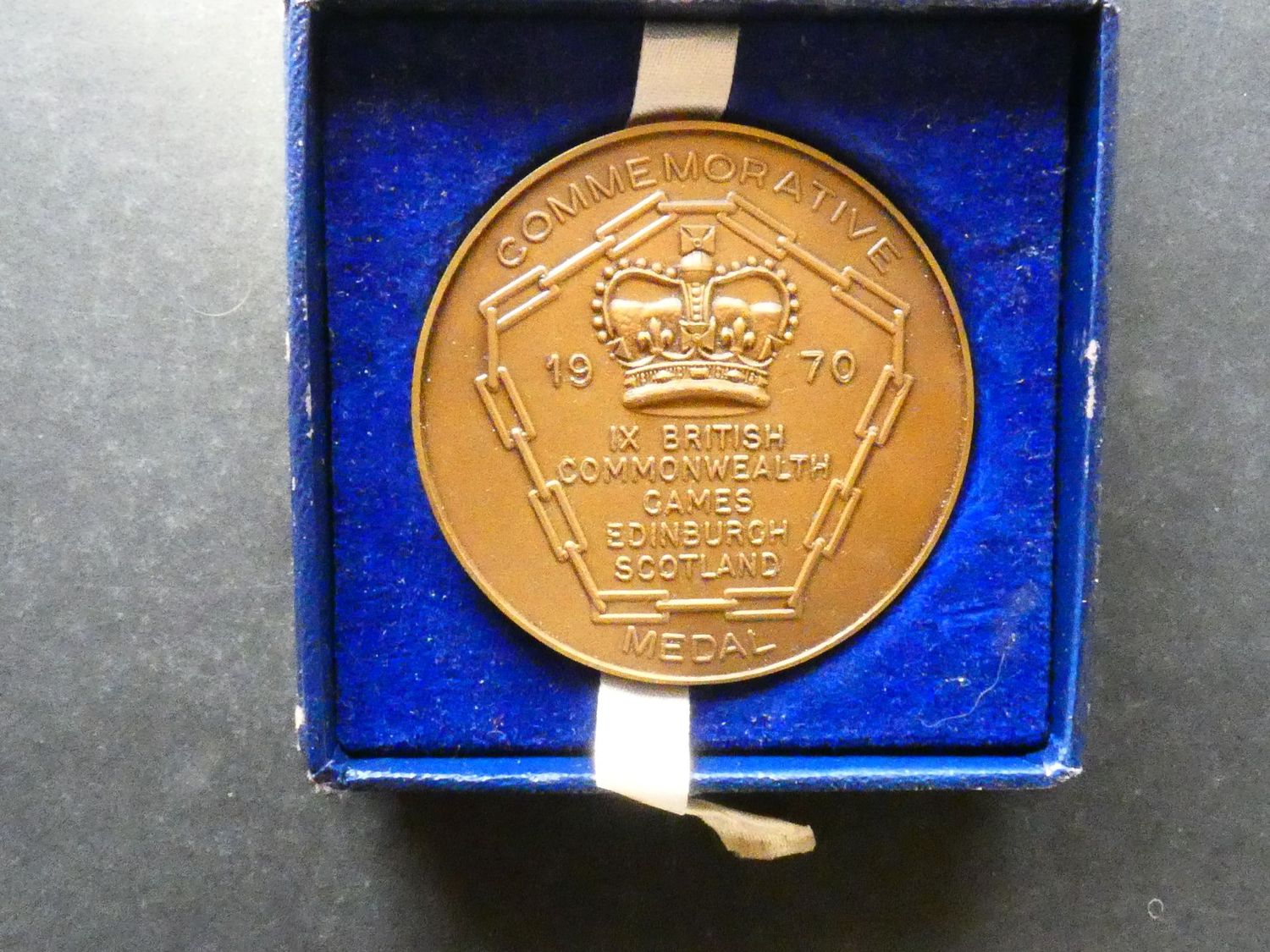 1970, Commonwealth Games, Edinburgh, Participant's medal