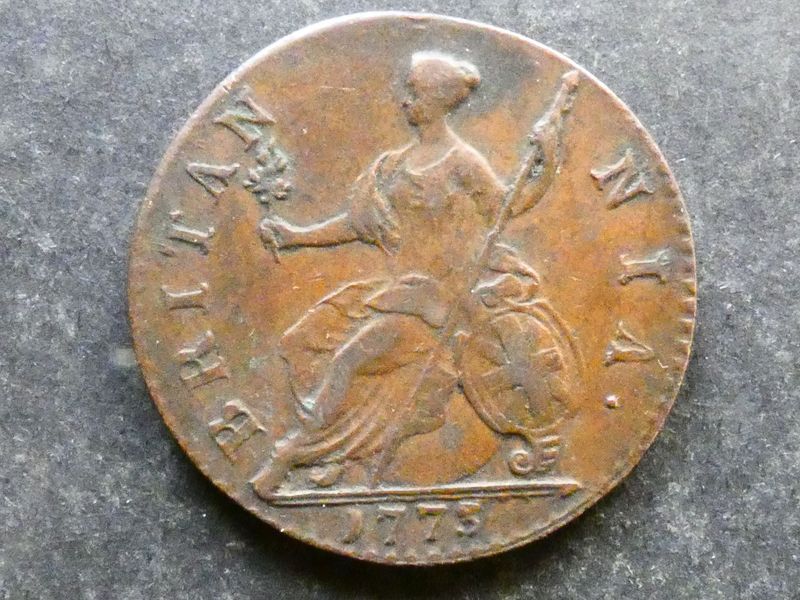 Halfpenny, 1773.