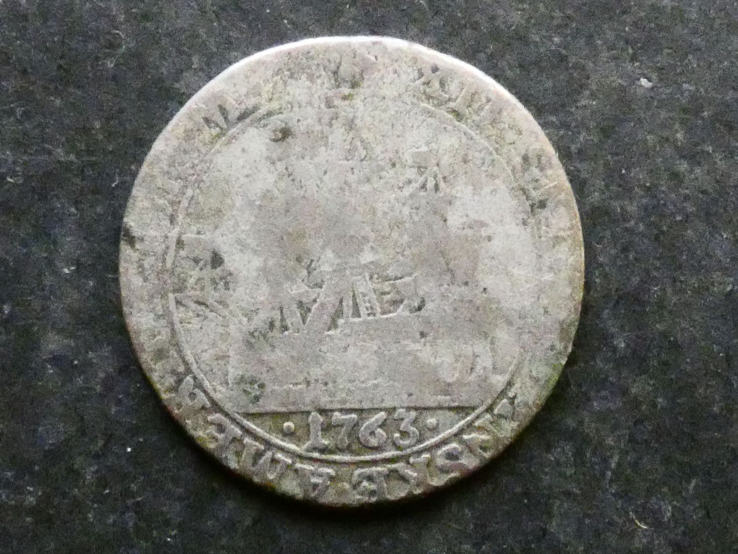 Danish West Indies, 12 Skilling, 1763