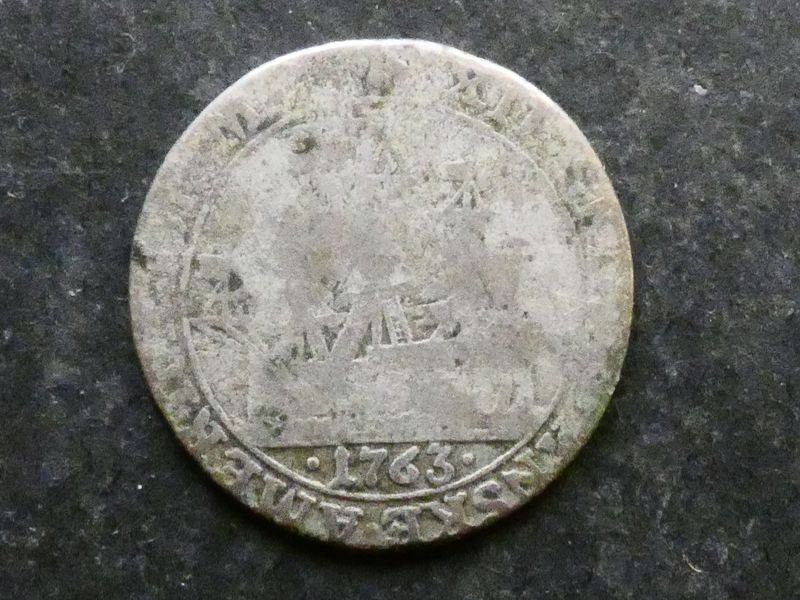 Danish West Indies, 12 Skilling, 1763
