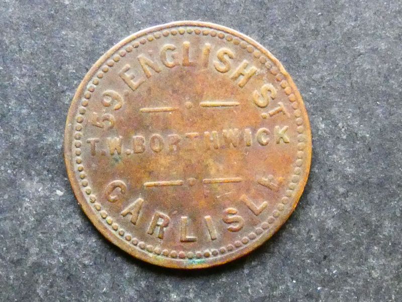 Unofficial Farthing,  Cumberland, Carlisle, Borthwick, Bell-1315
