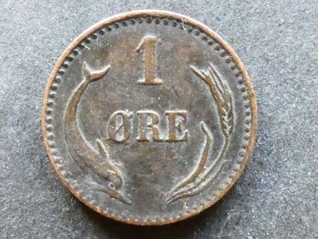 Denmark, 1 Øre, 1879