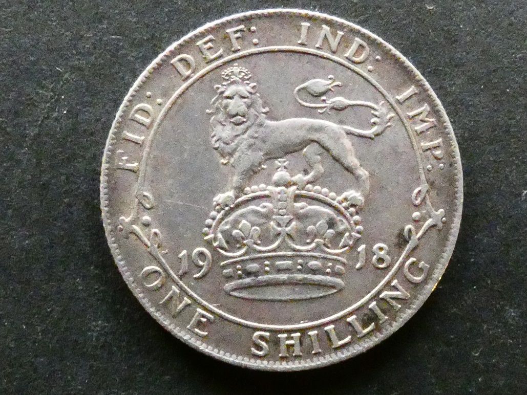 Shilling, 1918.