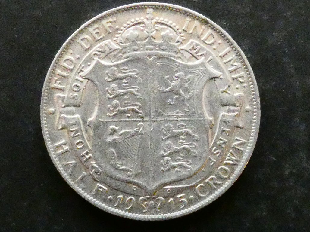 Halfcrown, 1915.