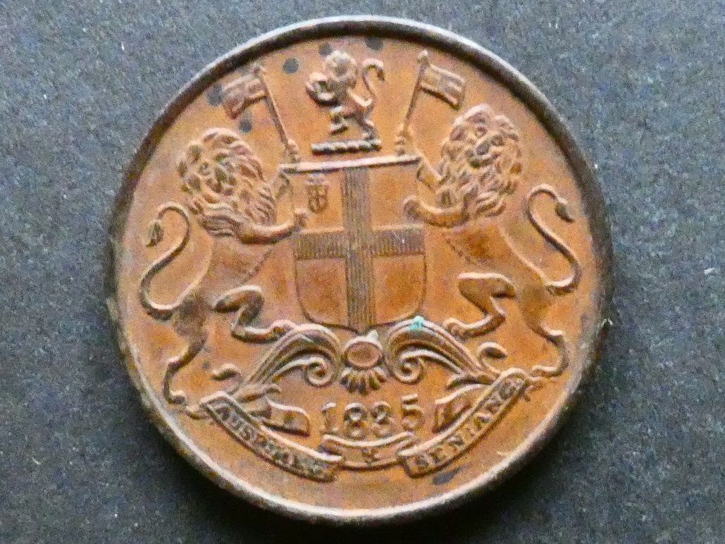 India, 1/4 Anna, 1835 (c)