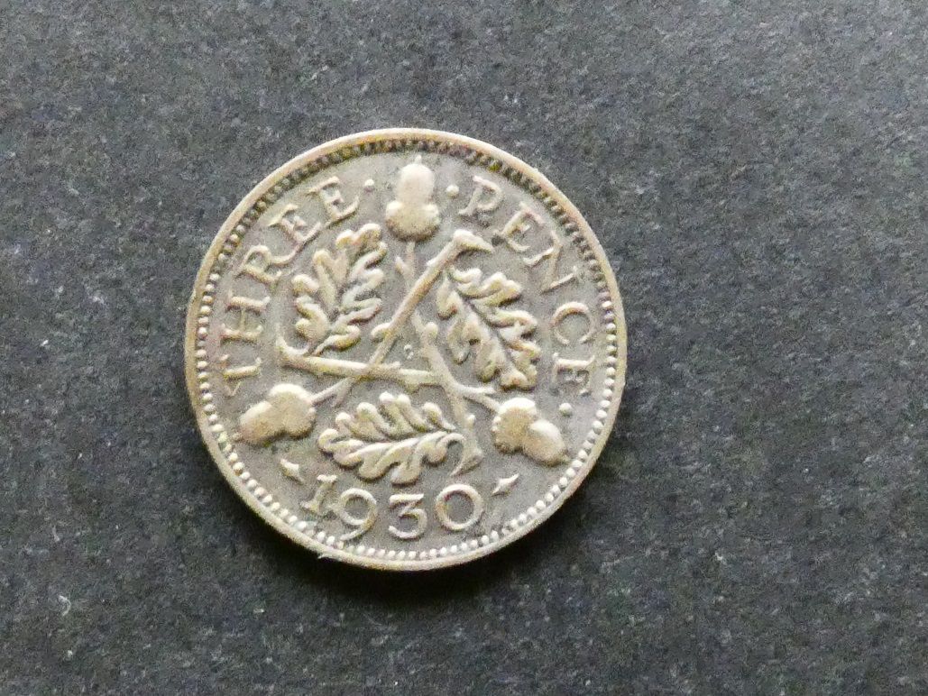 Threepence, 1930.