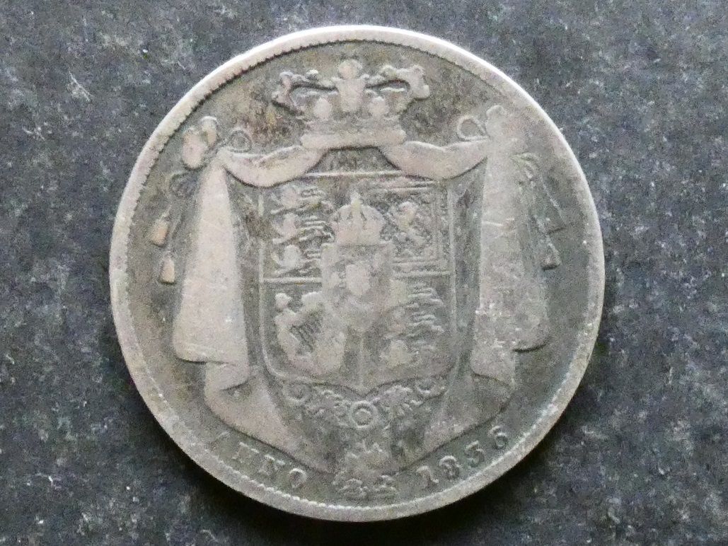 Halfcrown, 1836.