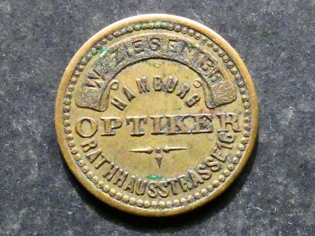 Germany, Advertising ticket, Hamburg, W. Zeiseniss.