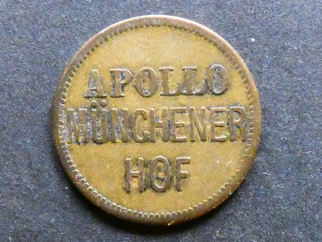 Germany, Munich, beer token.