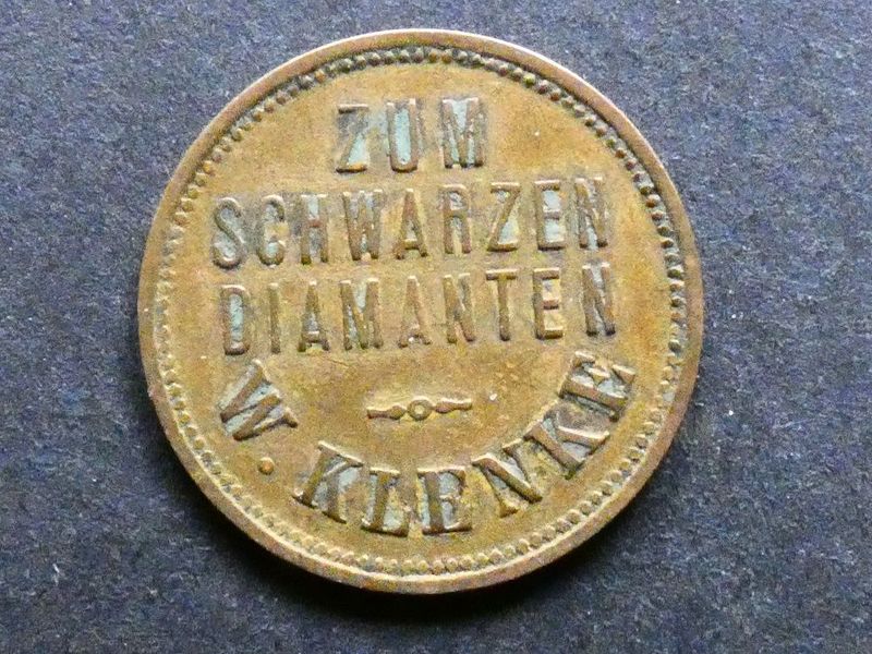 Germany, Gelsenkirchen(?), beer token.