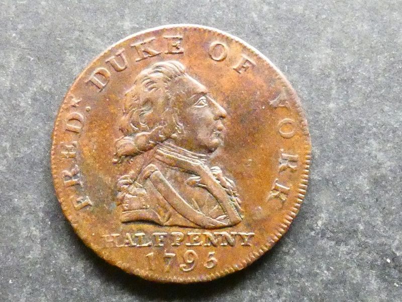 18th Century Halfpenny, Middlesex, National series, DH-985