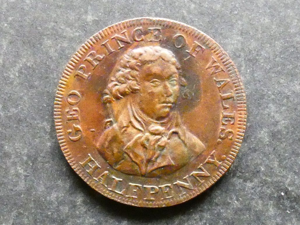 18th Century Halfpenny, Middlesex, National series, DH-953
