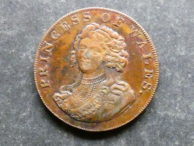18th Century Halfpenny, Middlesex, National series, DH-977