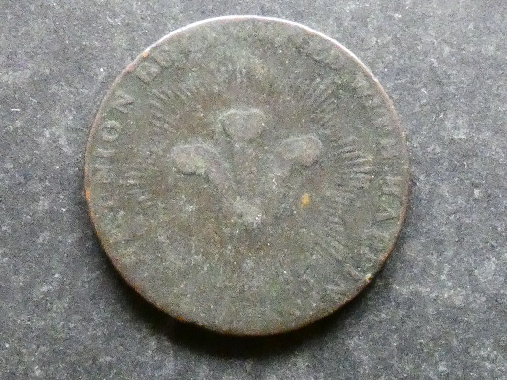18th Century Halfpenny, Middlesex, National series, DH-981d