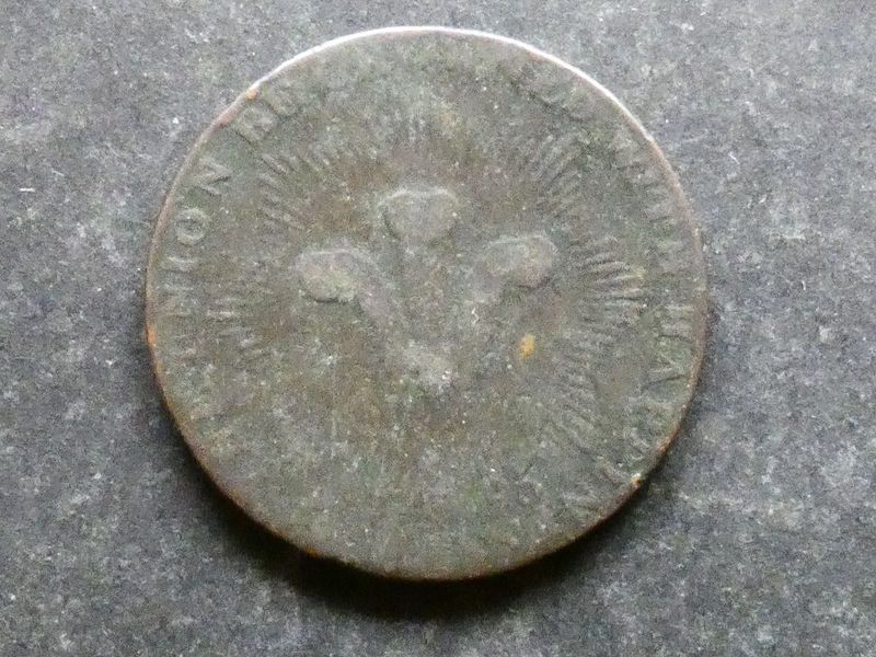 18th Century Halfpenny, Middlesex, National series, DH-981d