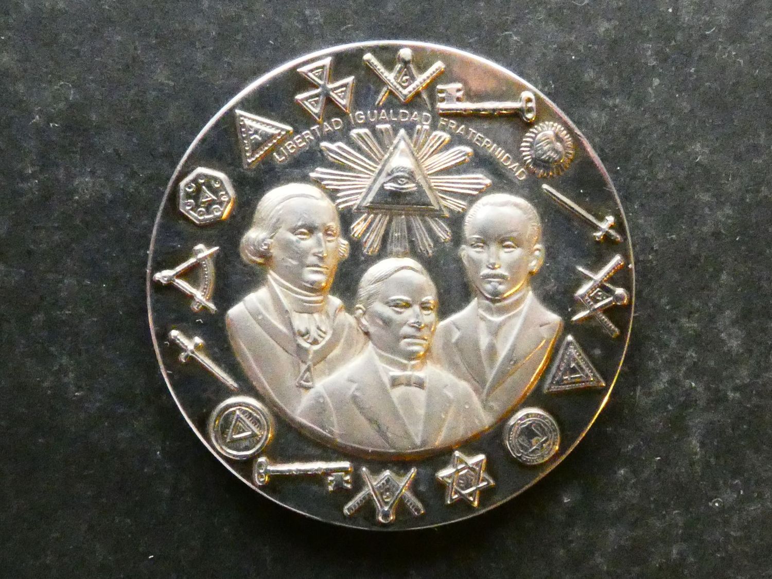 Mexico, masonic medallion, 1960s