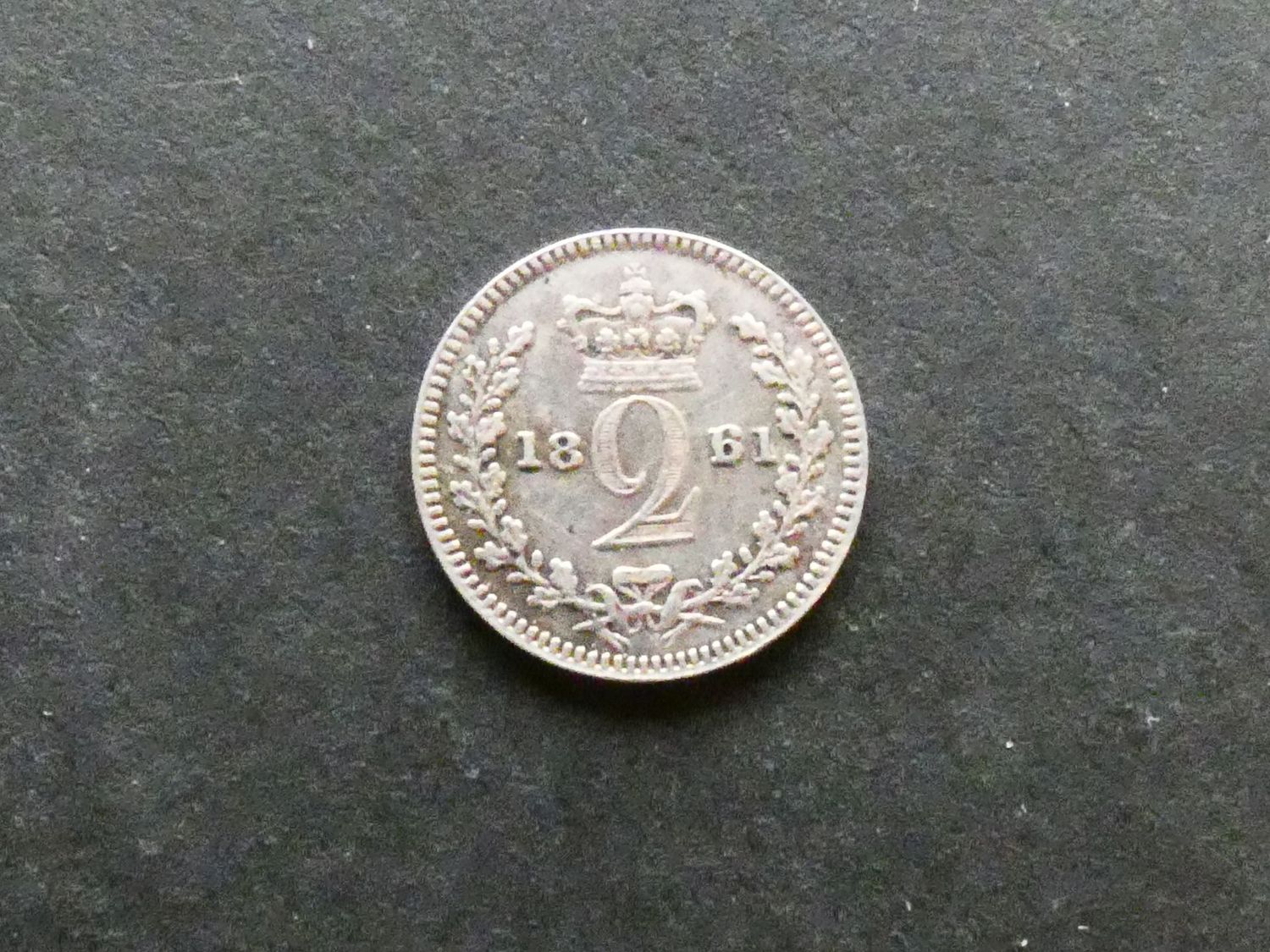 Maundy Twopence, 1861, 6/1