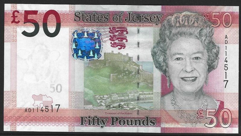 Jersey, 50 Pounds, ND(2010)