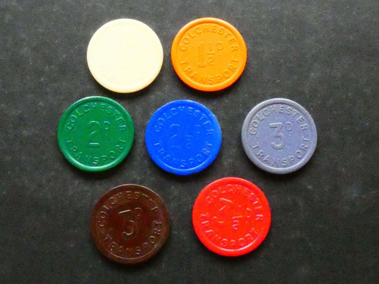 Transport tokens, Essex, Colchester.