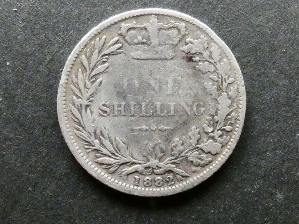 Shilling, 1882.