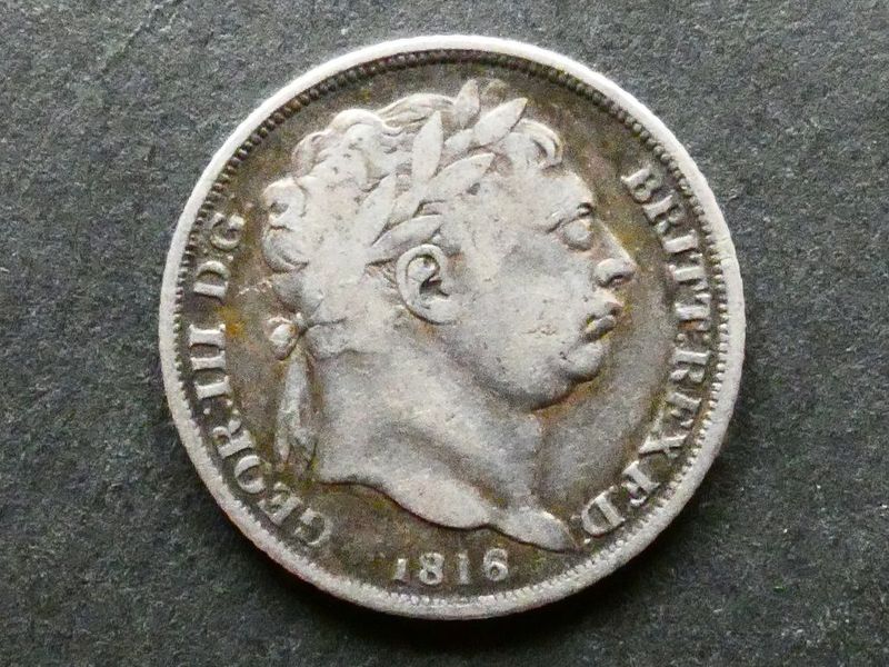 Sixpence, 1816.