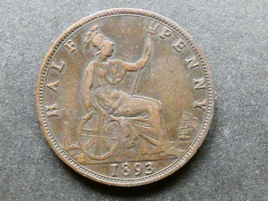 Halfpenny, 1893.