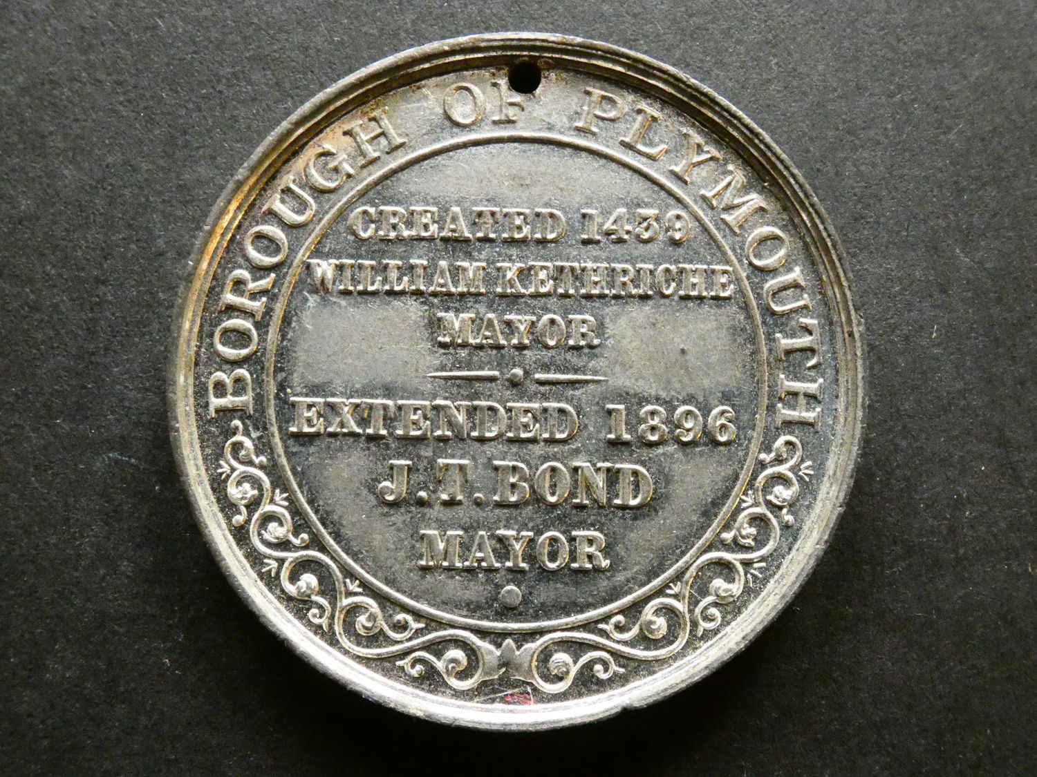 1896, Borough of Plymouth.
