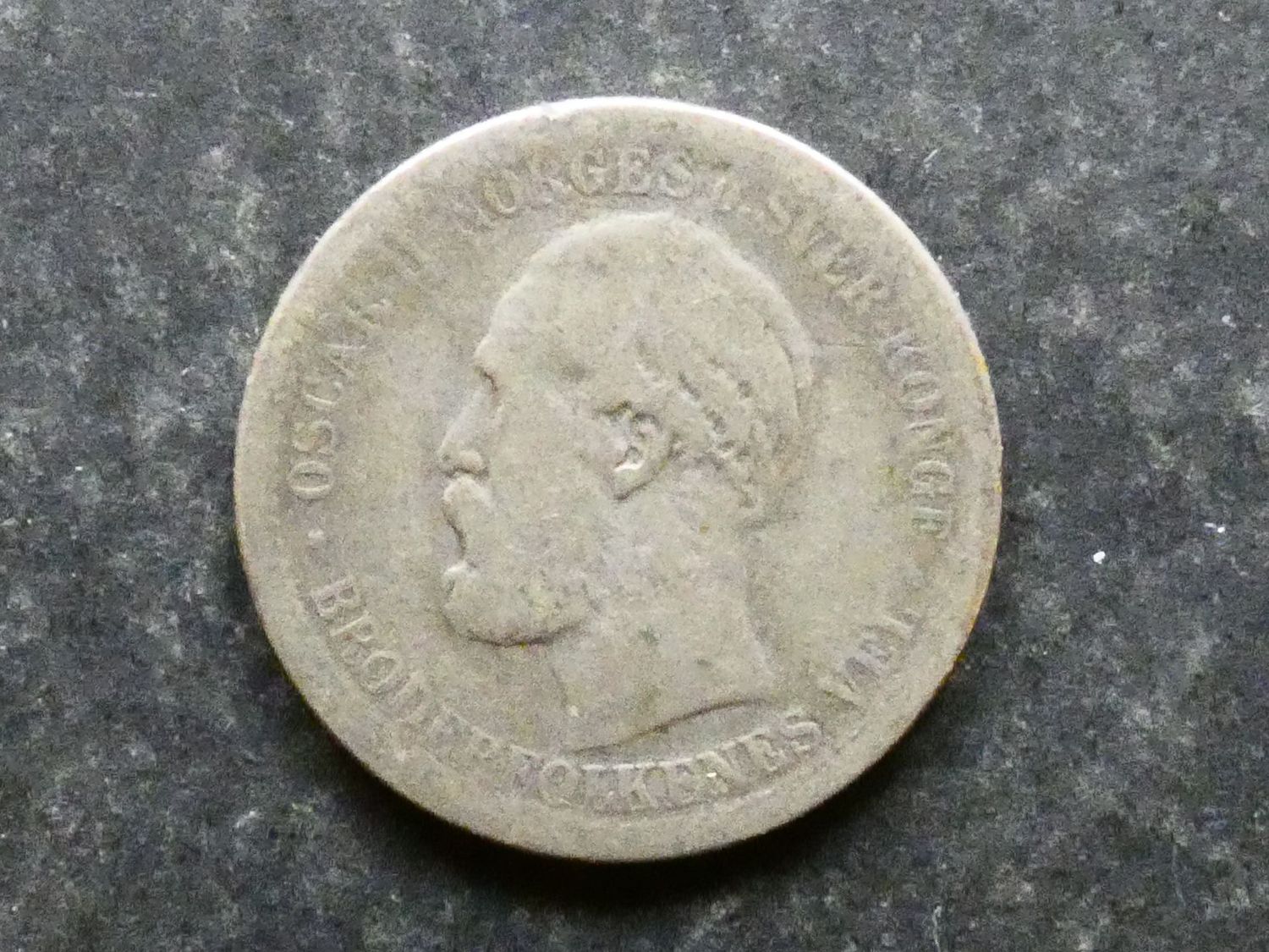 Norway, 50 Ore, 1877