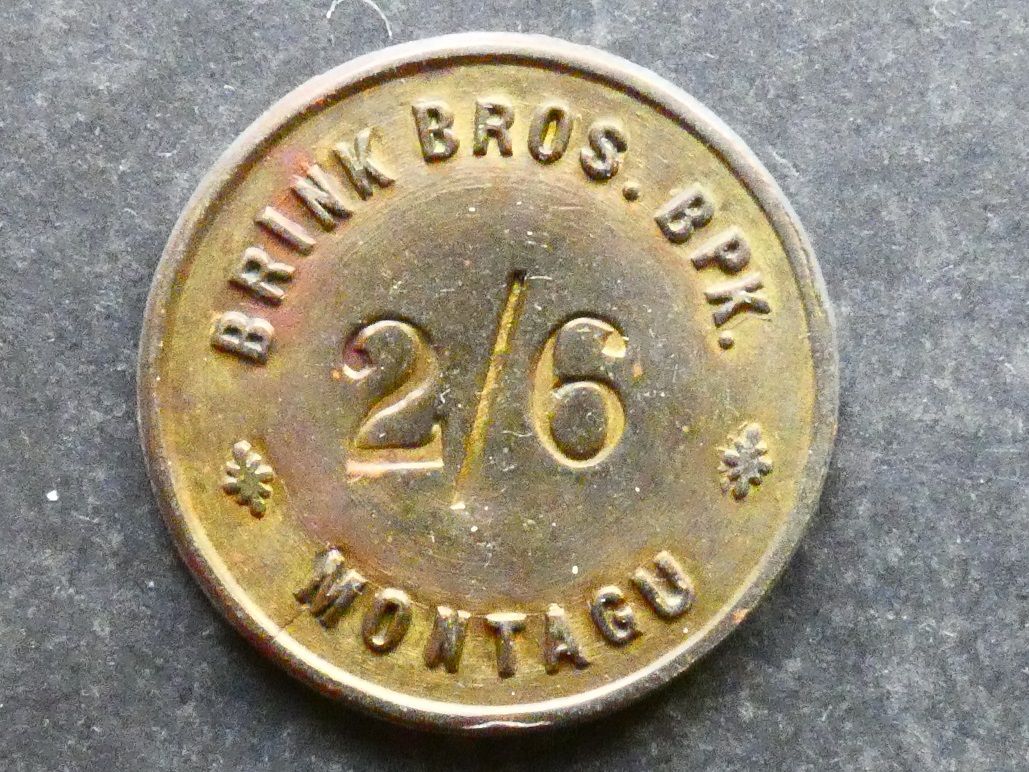 South Africa, Montagu, Brink Brothers, ½-Crown