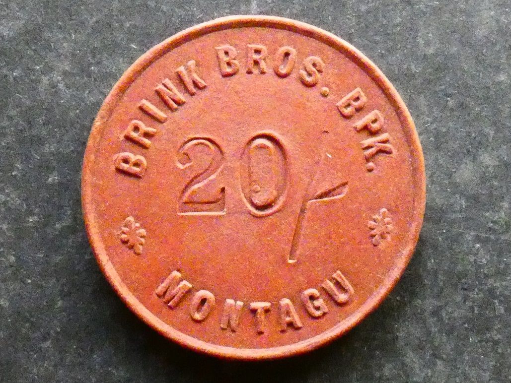 South Africa, Montagu, Brink Brothers, 1 Pound
