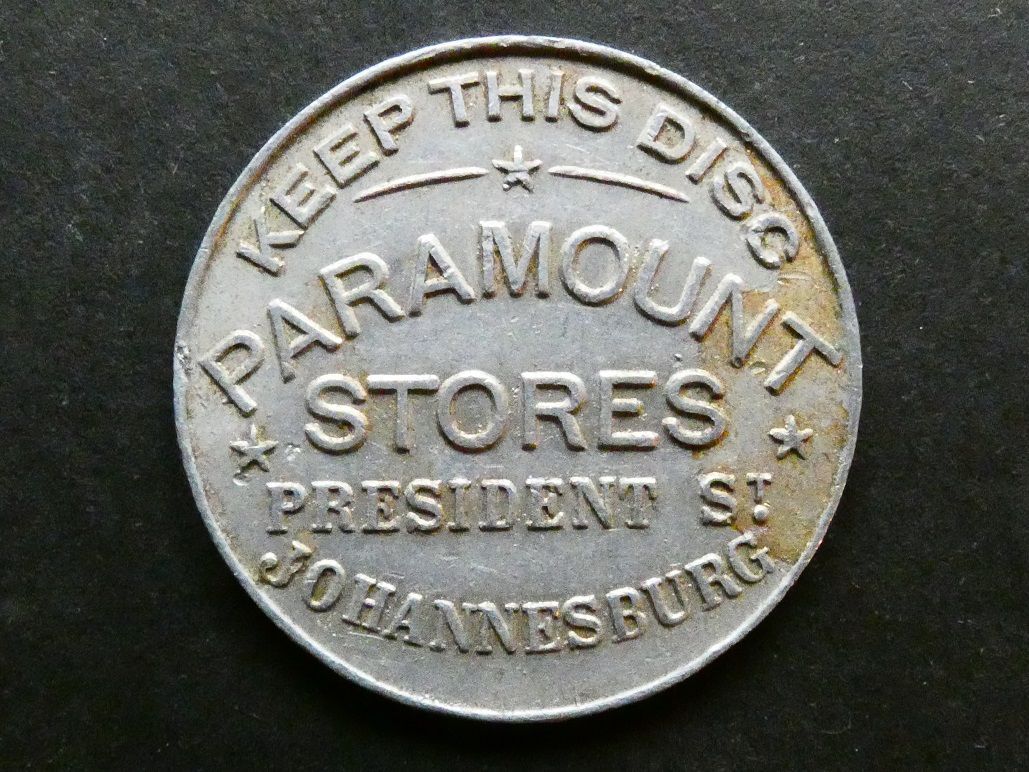 South Africa, Johannesburg, Paramount Stores, 10% discount check.