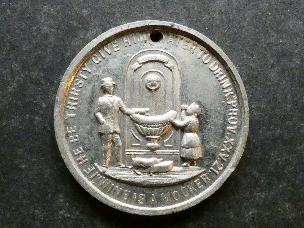 Band of Hope temperance medal.