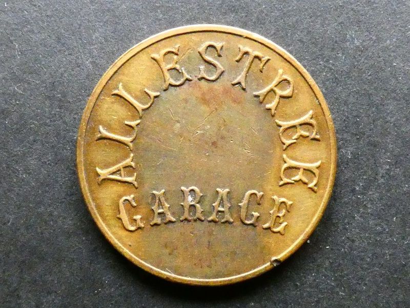 Carwash token, Derbyshire, Allestree.