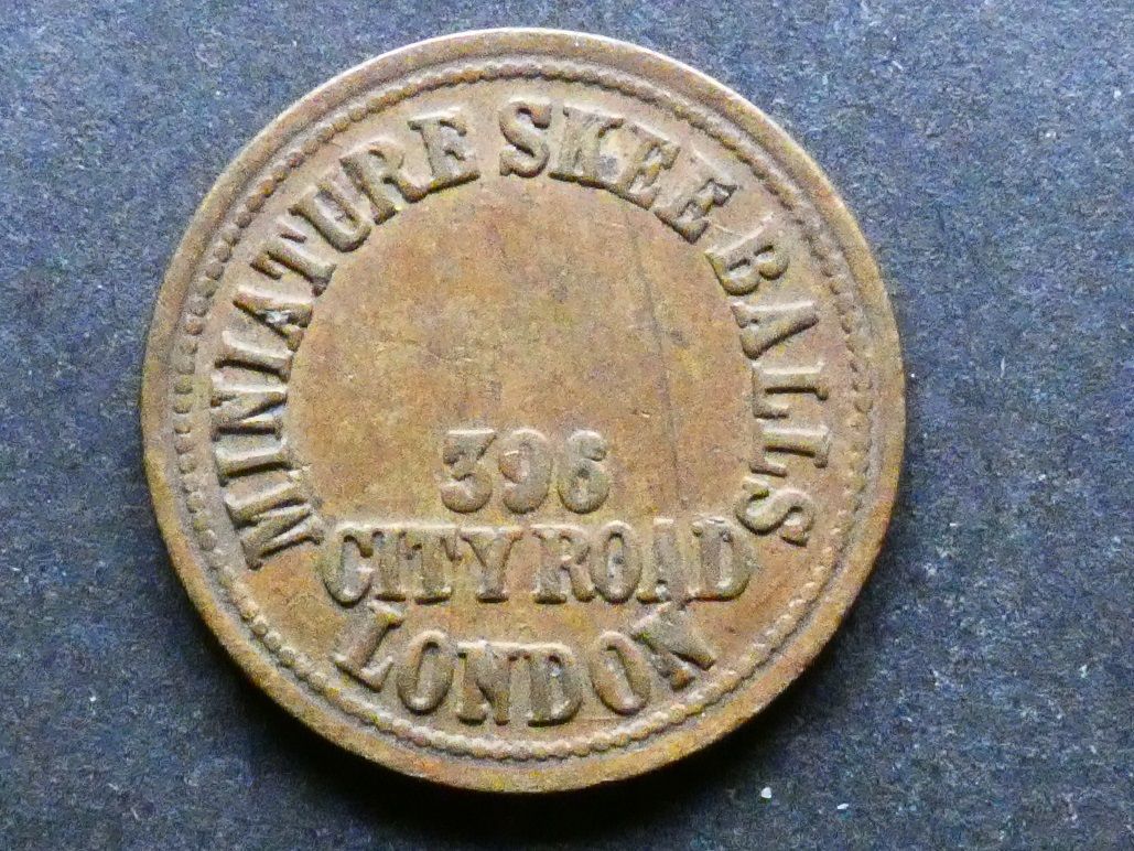Amusement token, Skee-Ball, 1 Game.