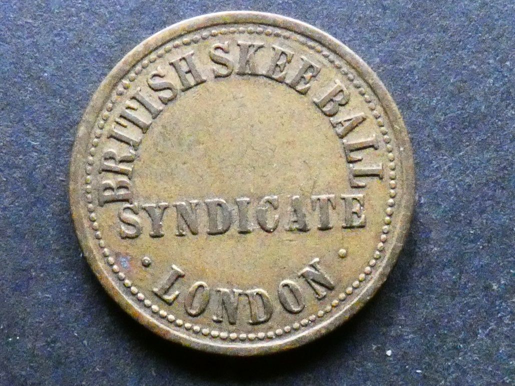 Amusement token, Skee-Ball, 1 Game.
