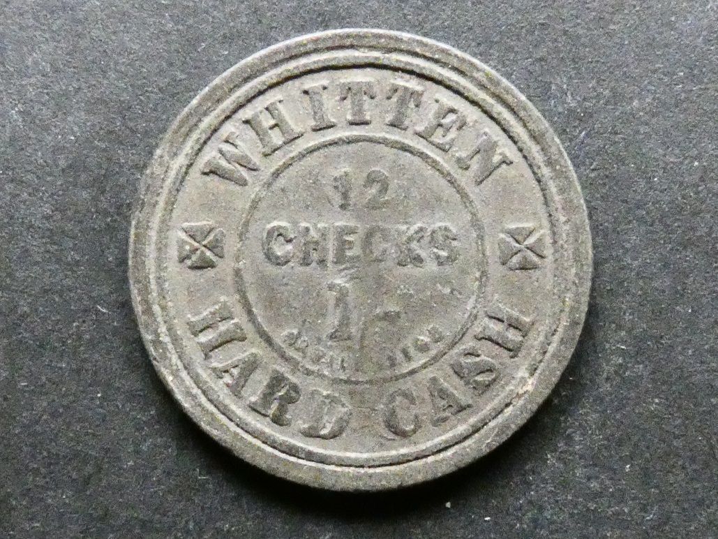 Tea check, Whitten, 1 Shilling