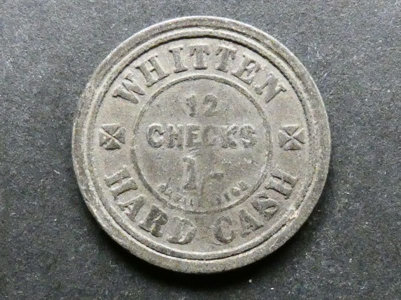 Tea check, Whitten, 1 Shilling