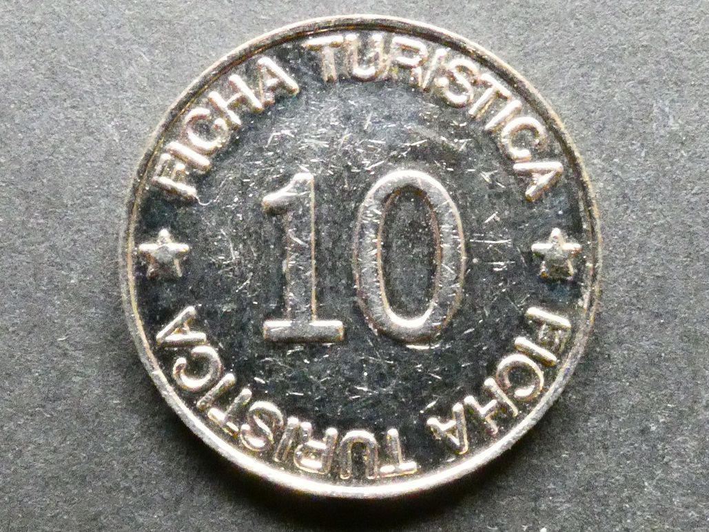 Venezuela, casino token, 10 Centimos, Isla de Margarita