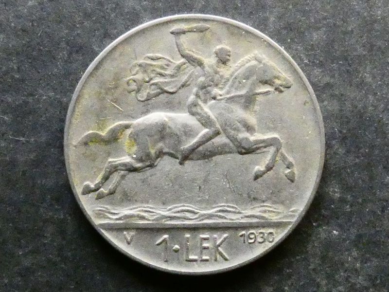Albania, 1 Lek, 1930