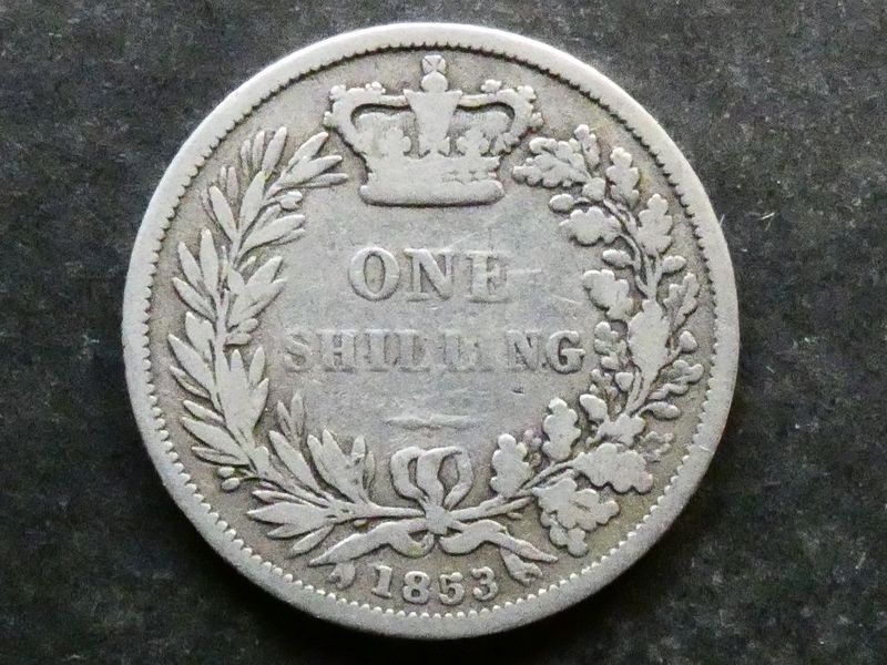 Shilling, 1853.