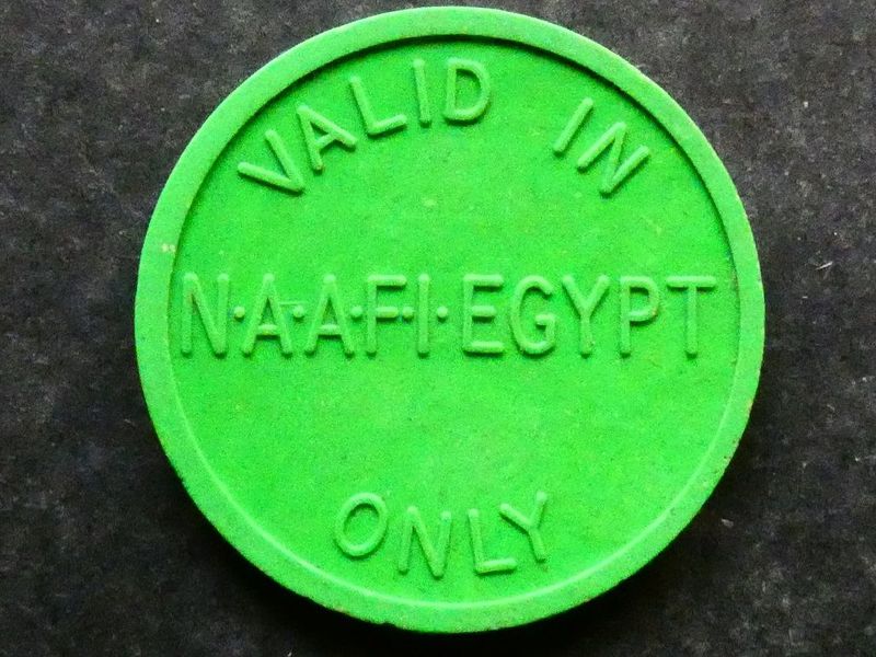N.A.A.F.I. token, Egypt, ½ Piastre