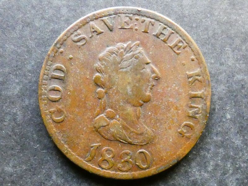 Isle of Man, Penny, 1830
