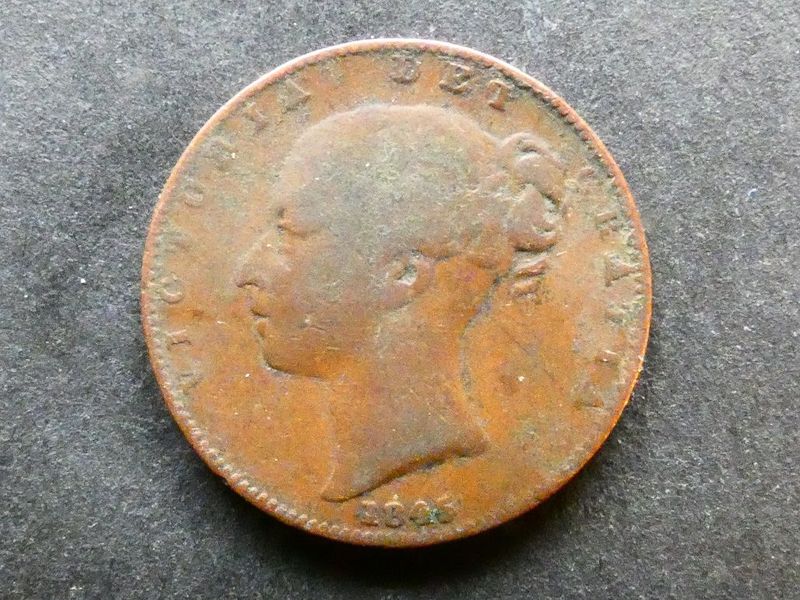Farthing, 1845.