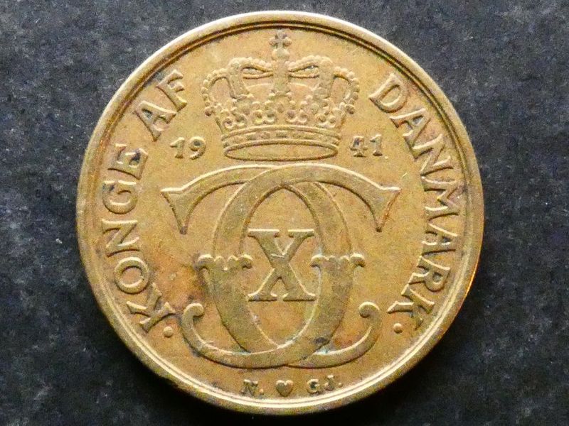Denmark, 1 Krone, 1941