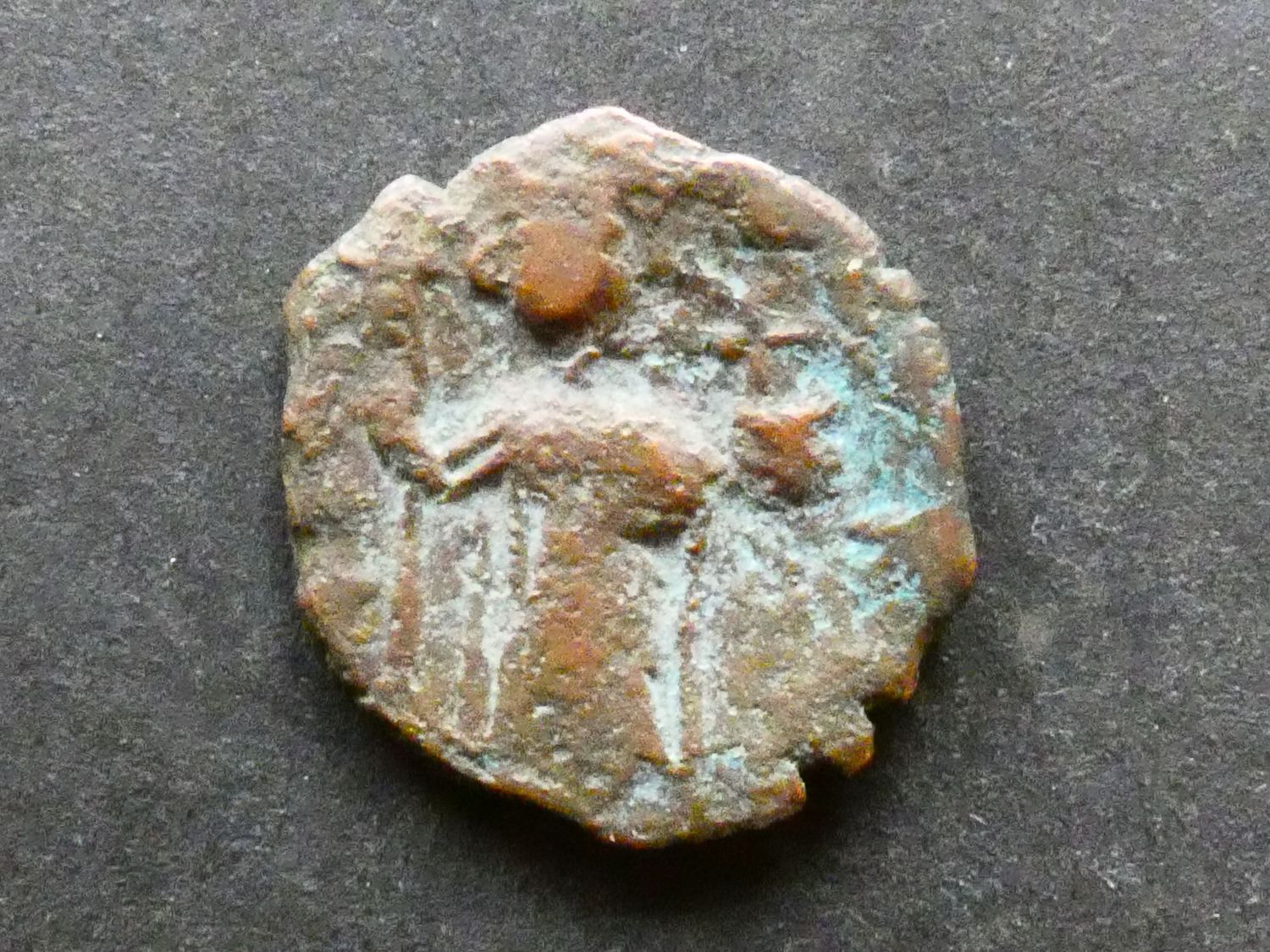 Arab-Byzantine, AE Fals, circa.