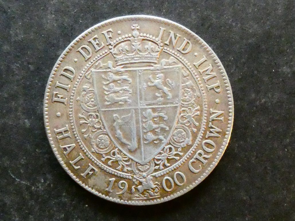 Halfcrown, 1900.